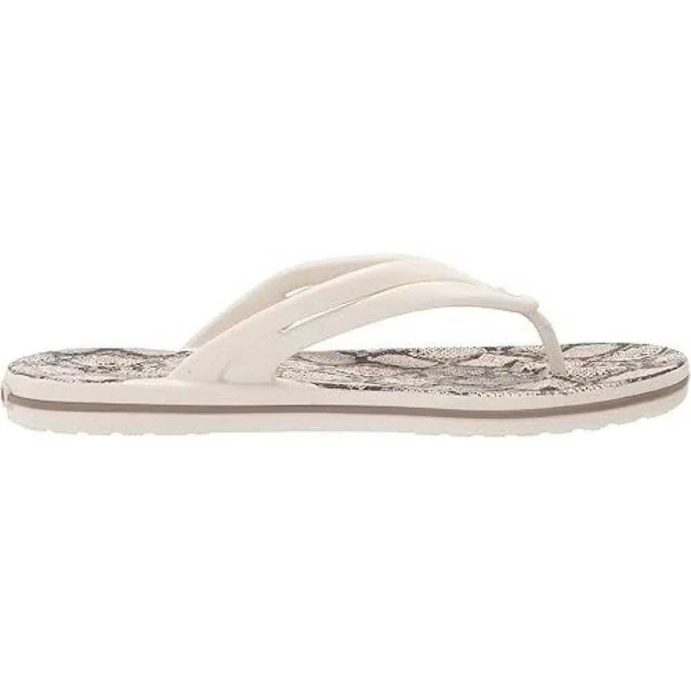 Crocs Crocband Snake Print Women's Flip-Flop Oyster/Mushroom Relax Fit Size 5 - Picture 5 of 16